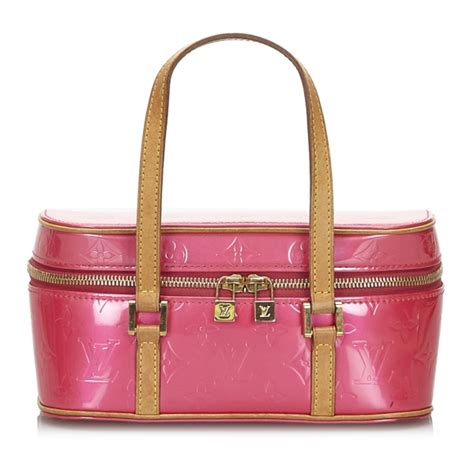 louis vuitton pink vernis tote